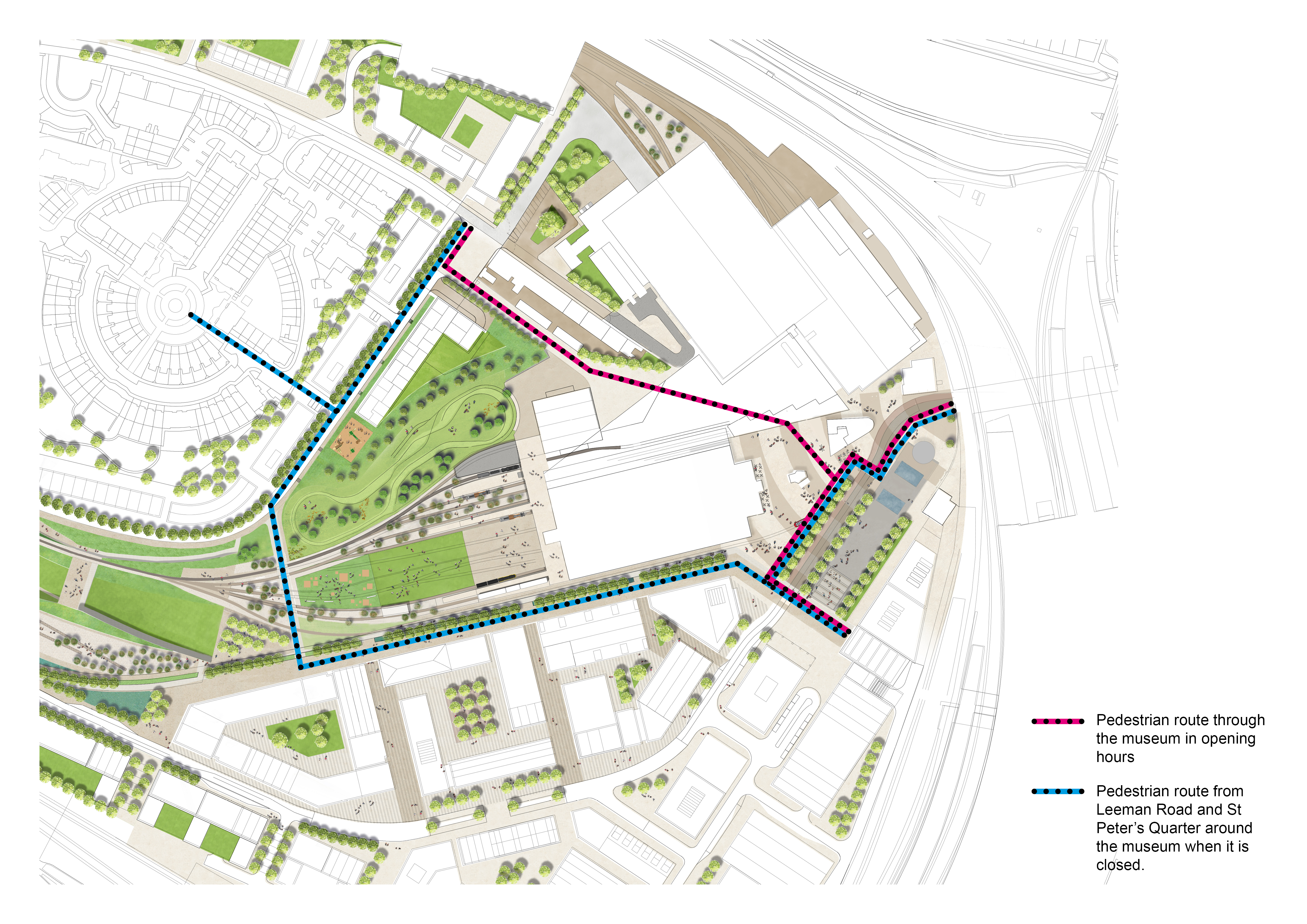 National Railway Museum Map Your Questions Answered: Pedestrian And Cycle Access Around The National  Railway Museum - York Central