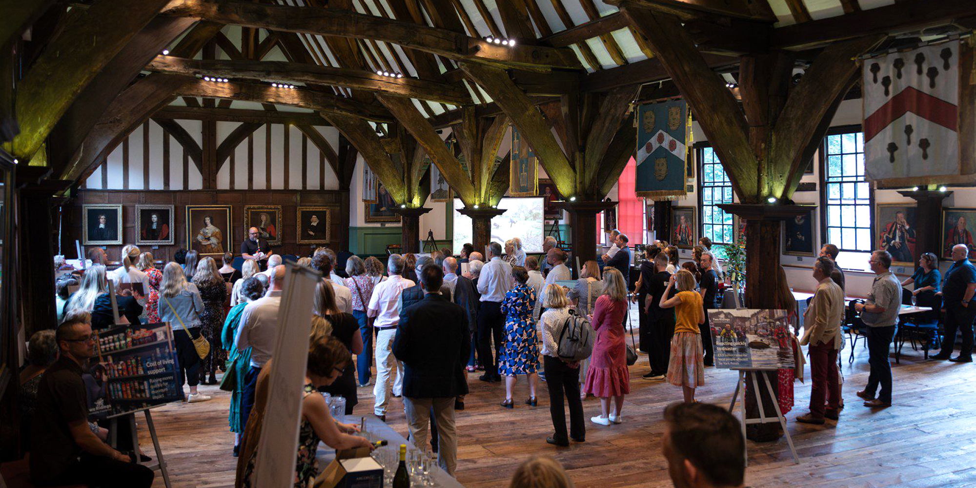 Photograph of charity launch event