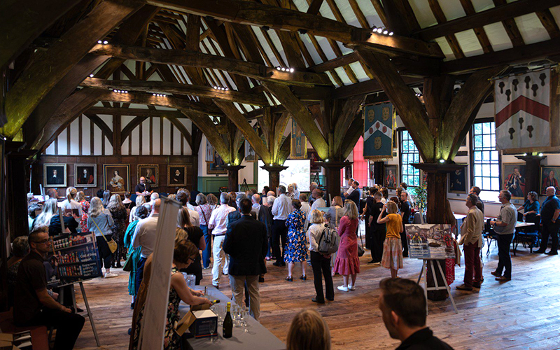 Photograph of charity launch event